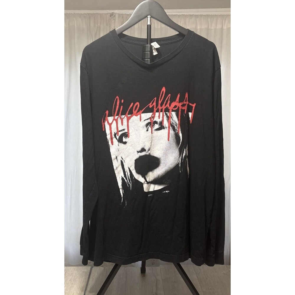 Alice Glass WITHOUT LOVE Tour Long Sleeve Shirt XL 2017 Crystal Castles RARE
